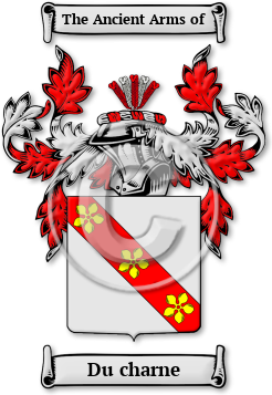 Du charne Family Crest Download (JPG) Legacy Series - 600 DPI